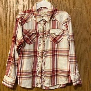 Girls 4t shyanne pear snap shirt